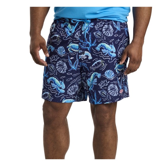 Vineyard Vines Other - Vineyard Vines Chappy Swim Trunks Blue Marine Pattern Men's 3XB